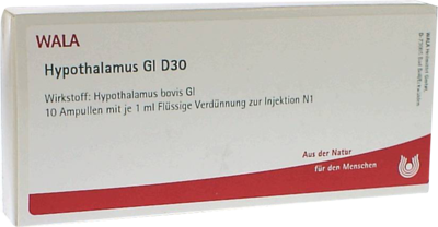 WALA Heilmittel GmbH HYPOTHALAMUS GL D 30 Ampullen 10X1 ml 03356447
