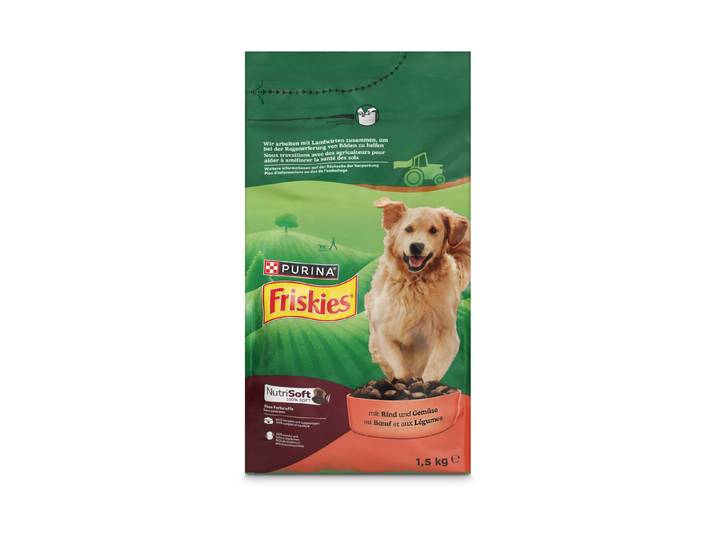 Friskies Hundefutter Dog Nutri Soft Rind & Gemüse