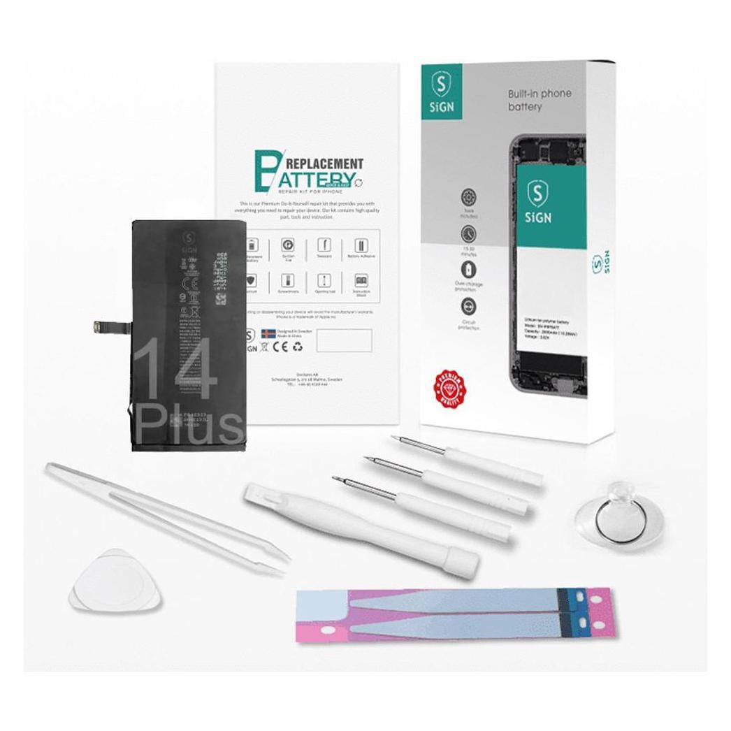 SIGN Complete Battery Replacement Kit - iPhone 14 plus (SN-IP14PLBATT)