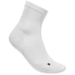 Bauerfeind Sports Herren Run Ultralight Mid Cut Socks weiß