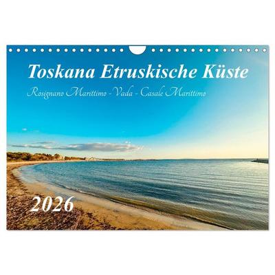 Toskana - Etruskische Küste (Wandkalender 2026 DIN A4 quer), CALVENDO Monatskalender