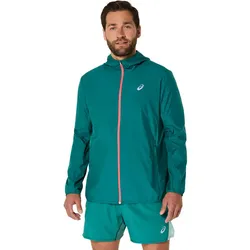Asics Herrenlaufjacke Core Jacket, türkis - türkis / XL