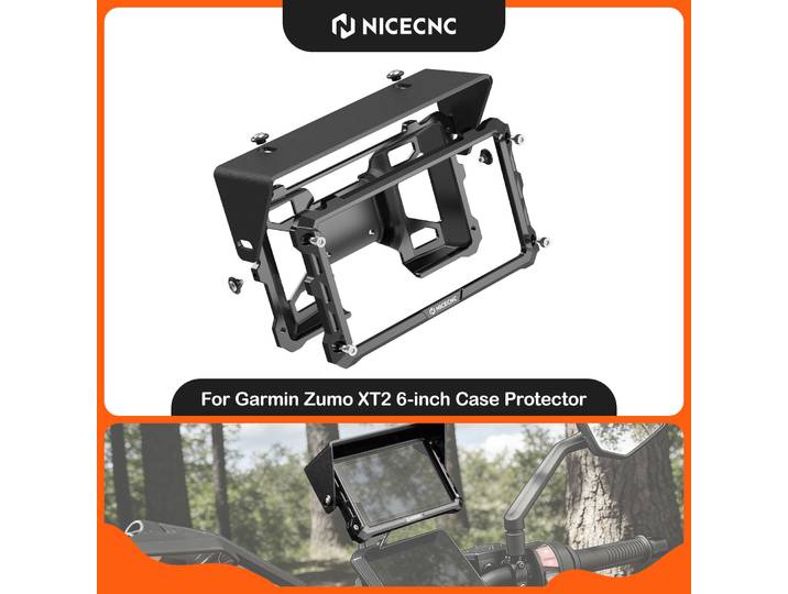 NICECNC : étui de protection pour les appareils Garmin Zumo XT2 6 , kit de pare-soleil réglable pour KTM 390 Adventure, 790, 890 Adventure et Duke.