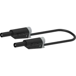 PJP 2712-200SW - Messleitung, 1 mm2, 2 m, schwarz, stapelbar