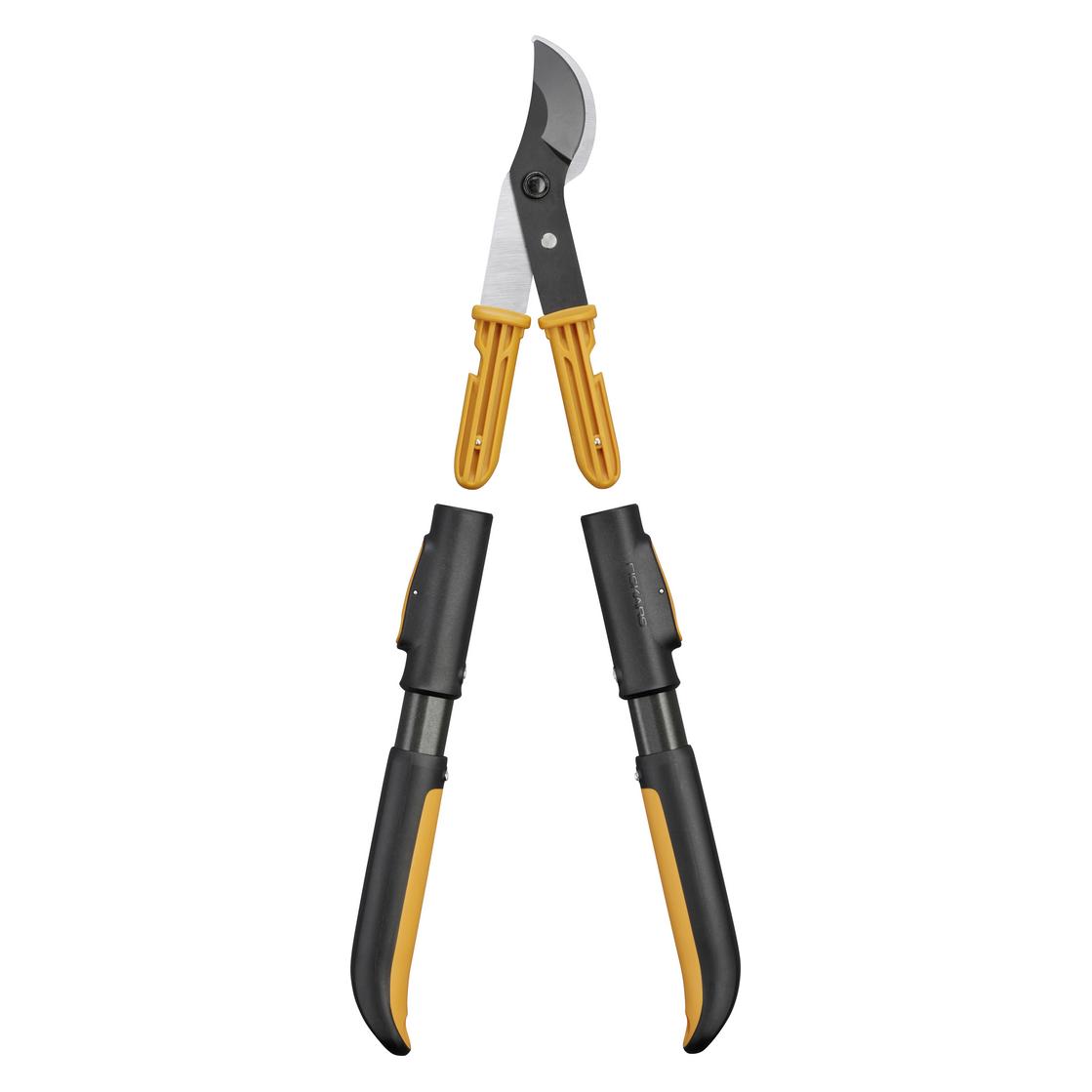 Fiskars Sekator Sekator Nożycowy I Krótkie Odczepiane Uchwyty, Do Systemu Oneclick (11013119)