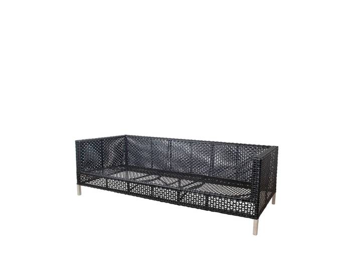 Cane-line Connect Sofa 3-Sitzer Anthracite