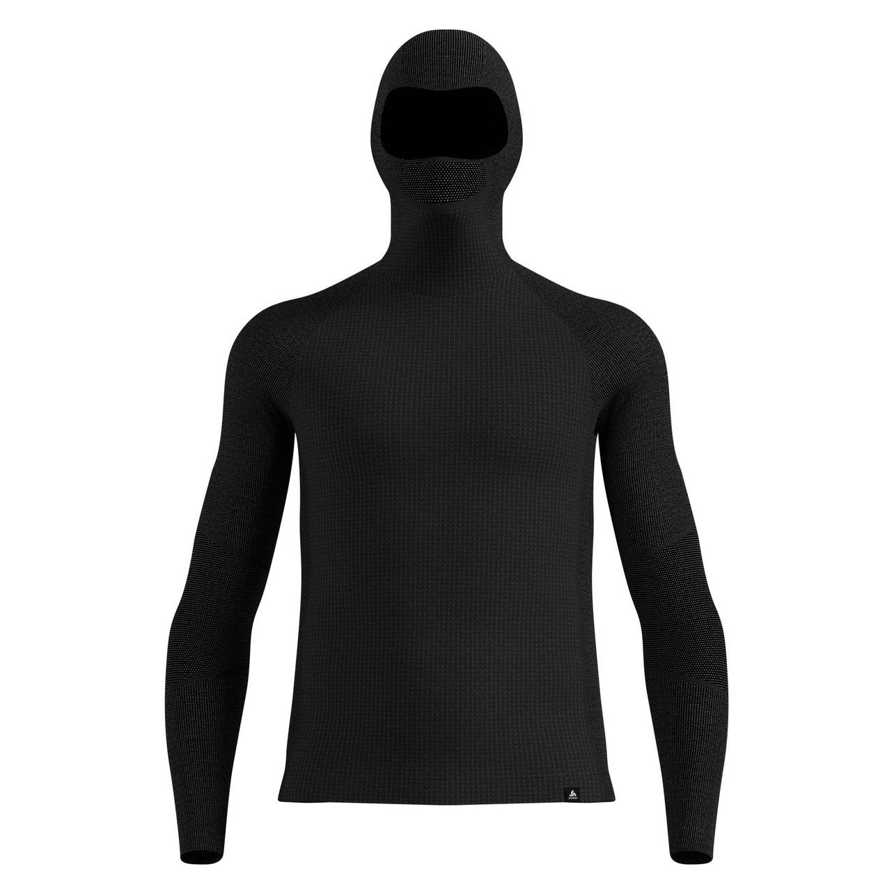 Odlo Seamless Performance Wool Funktionsshirt mit Gesichtsschutz (S) (11233215000S)