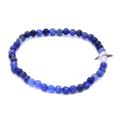 Sodalith Schutzengel Edelsteinarmband Kinder in Geschenkbox