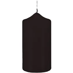 Kopschitz Kerzen Stumpen Kerzen Chocolate Schokolade 30 x Ø 7 cm, 6 Stück getauchte Stumpenkerzen mit Spitzkopf in RAL Qualität