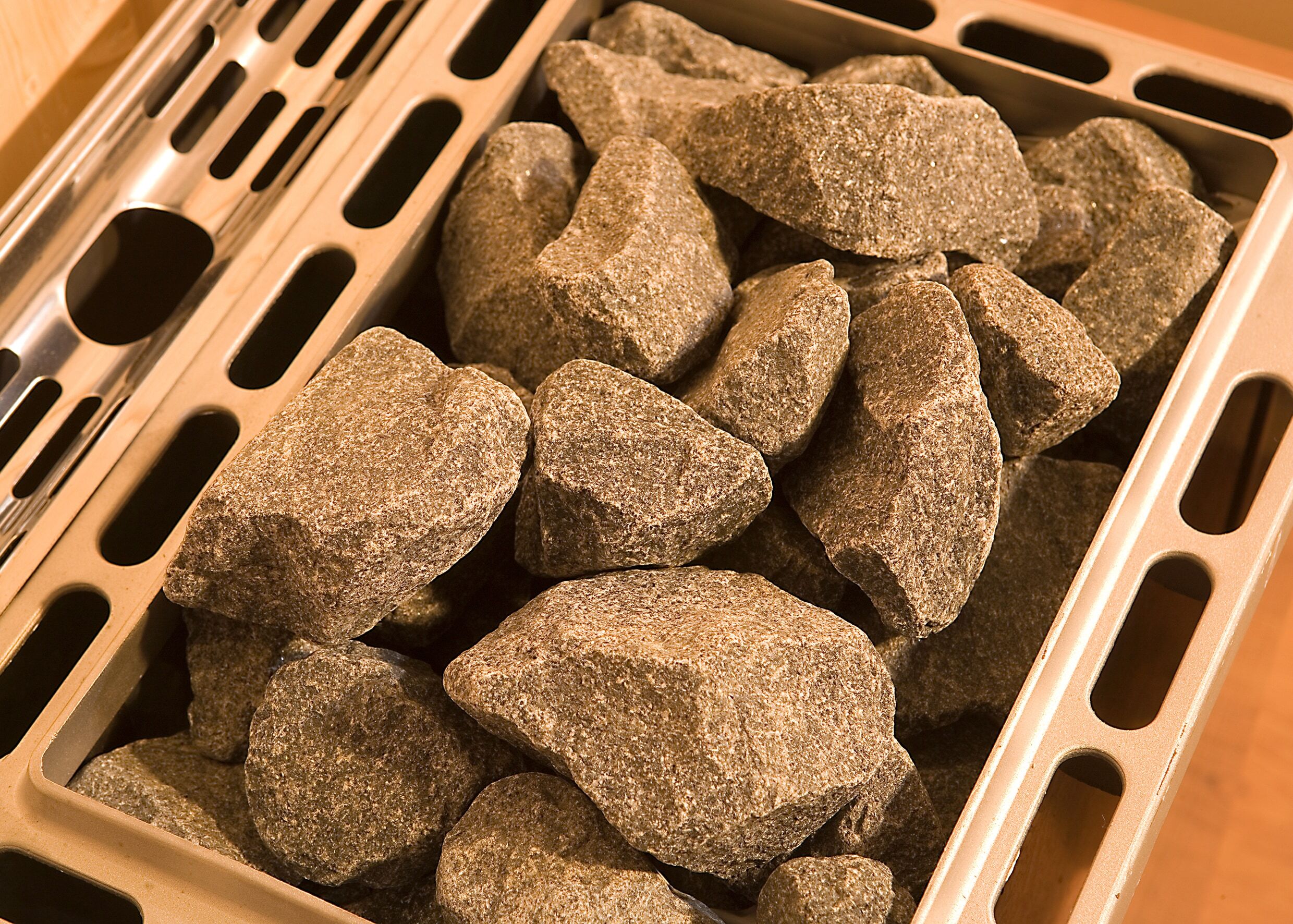 Saunasteine WEKA "Diabassteine", grau, Diabas, Steine, Saunasteine, 12 kg