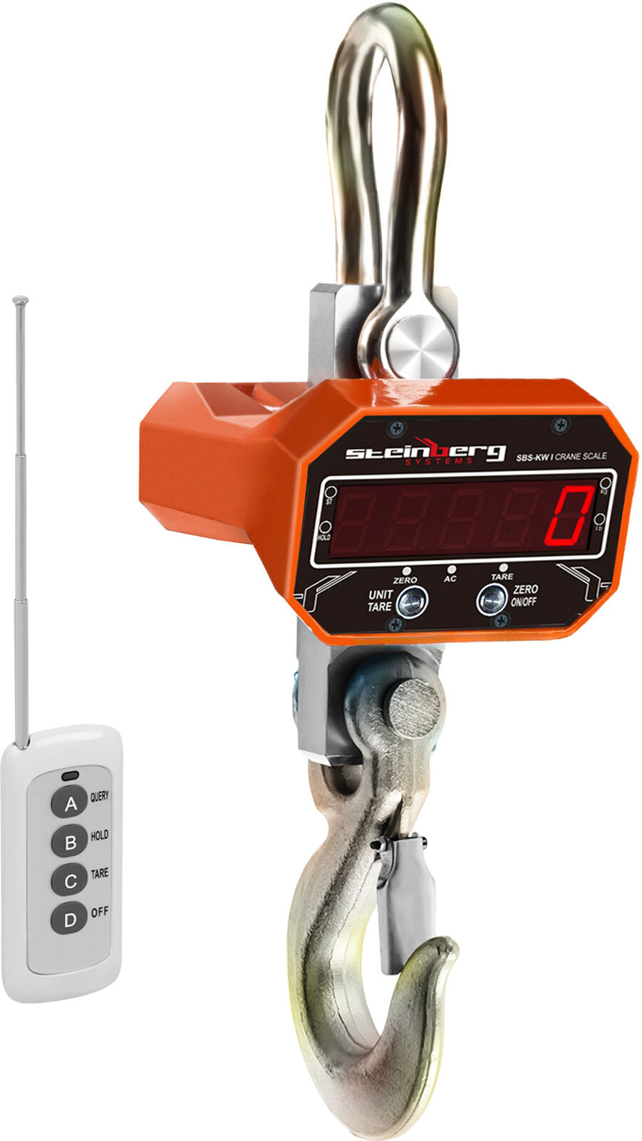 Steinberg Systems Crane Scale - 5000 kg / 1 or 2 kg - LED - digital - remote control 10 m SBS-KW-5/2K