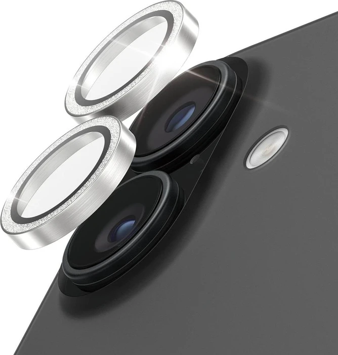 PanzerGlass Hoops Apple iPhone 17/16/16 Plus schimmernd silber