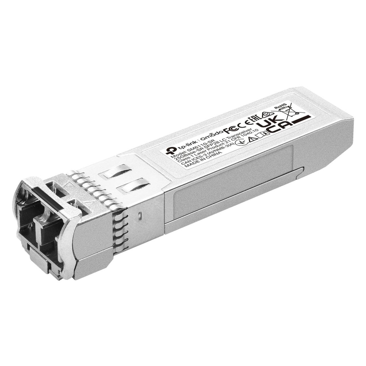 TP-Link SM6110-SR 10G/25Gbase-SR SFP+/SFP28 LC Transceiver up to 300m for SX6632YF SG3428X and SG345 (SM6110-SR)