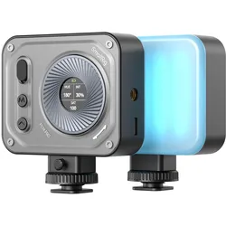 SmallRig Vibe P108 Pro (Videoleuchte), Dauerlicht, Schwarz, Grau