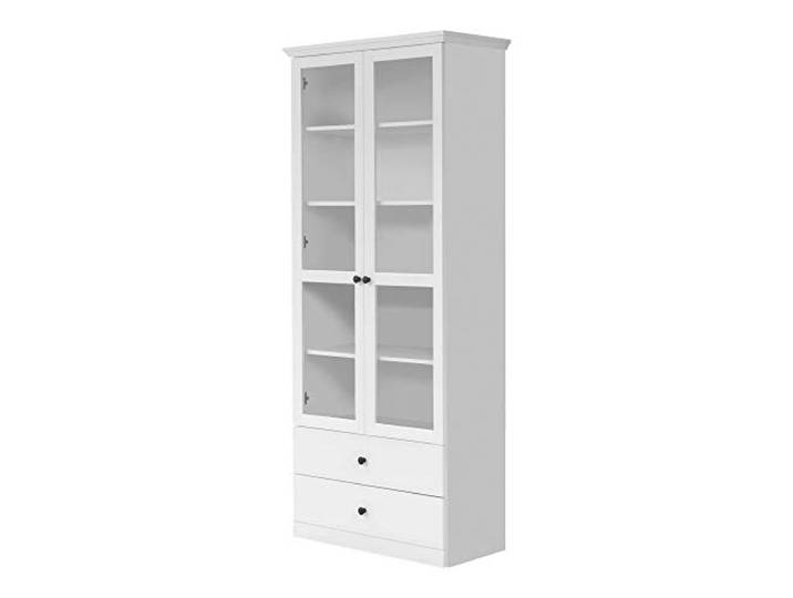 trendteam smart living Meuble vitrine de Salon avec Beaucoup d'espace de Rangement\, Matériau en Bois\, Blanc\, 81 x 196 x 203 cm