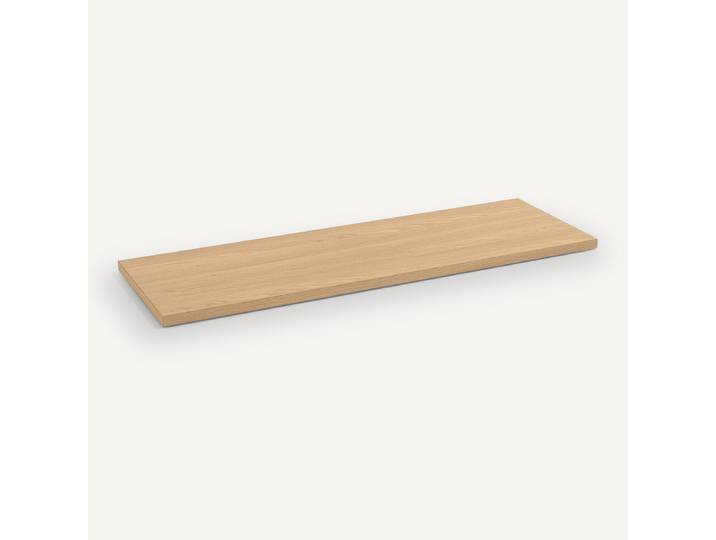 AM.PM Lot de 2 étagères L110cm plaqué chêne, Johanez Beige