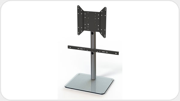 Spectral Just-Racks TV 610 SP TV-Möbel *klarglas* JR07350