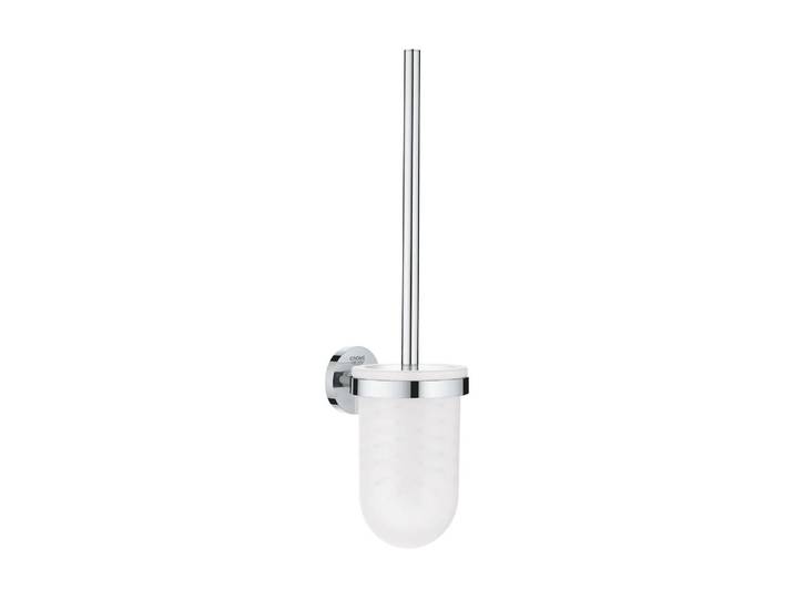 WC-Garnitur GROHE Start , silber (silberfarbenfarben), Glas, Reinigungsbürsten, WC-Garnitur
