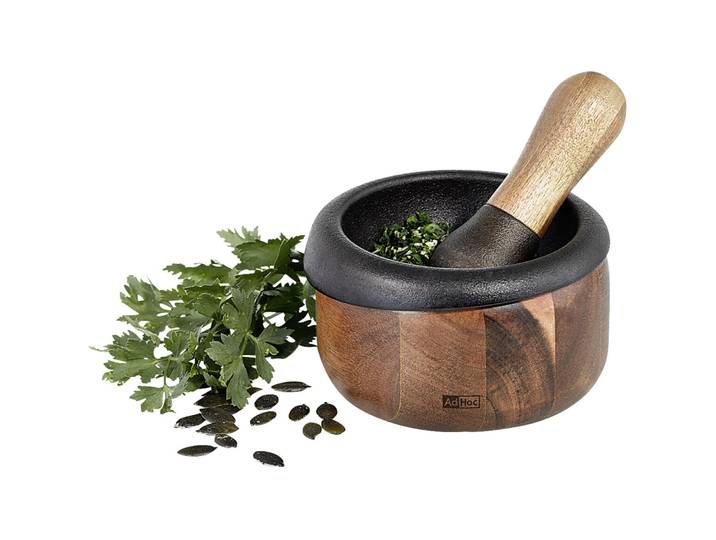 Mörser Herbes akazie Akazie/Guss B 13 cm