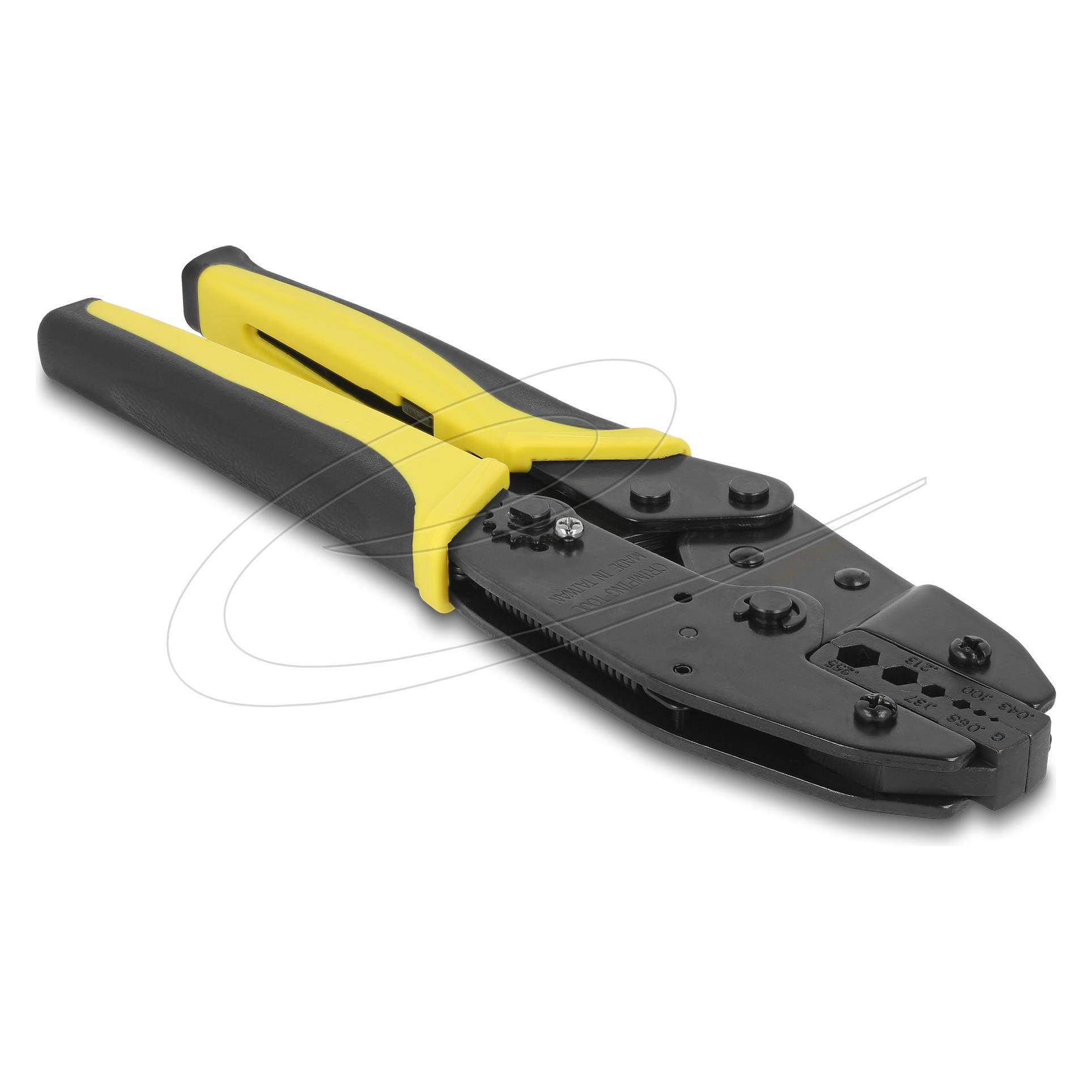 Delock Universal Coax Crimping Tool for 6 different diameters (225 mm) (90295)