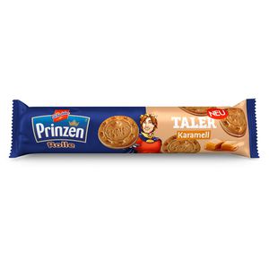 De-Beukelaer Kekse Prinzen Rolle Taler Karamell, mit Karamellcreme, 162 g
