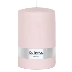 Kerze POWDER (DH 9,60x15 cm) - rosa - DH 9,60x15 cm