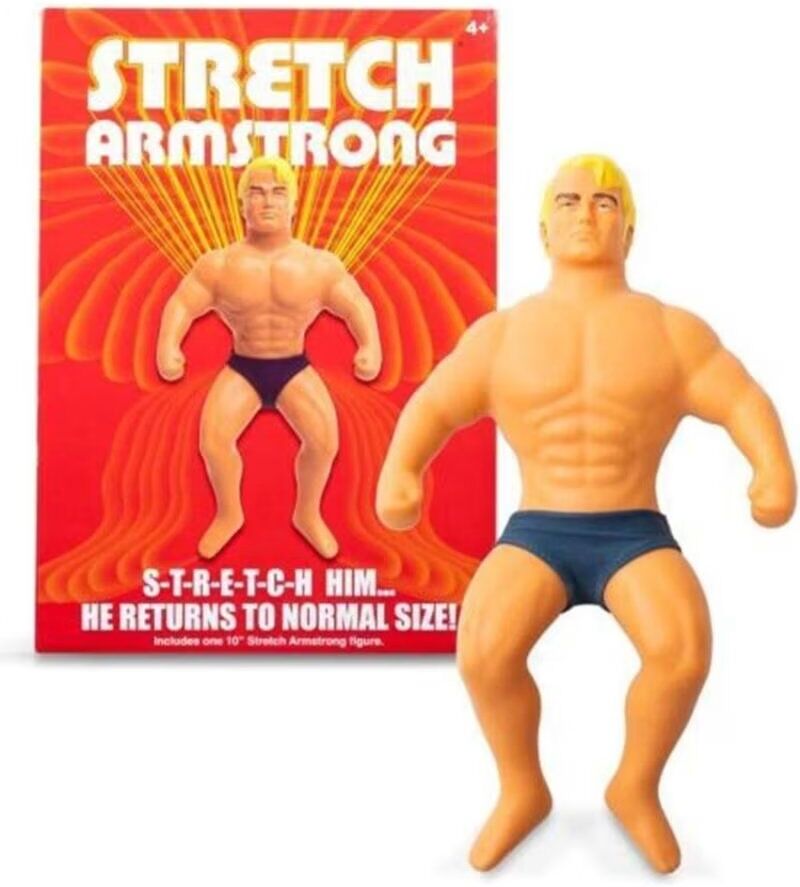 Bandai Stretch Armstrong Clásico Talla Única Unisex