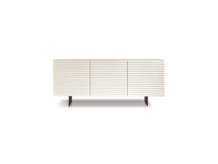 Buffet 3 portes 180 cm ARISA Blanc - Meuble de salle de bain - Style Scandinave - Moderne