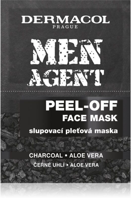 Dermacol Men Agent Anti-Blackhead Peel-off Mask with Active Charcoal for men 15 ml