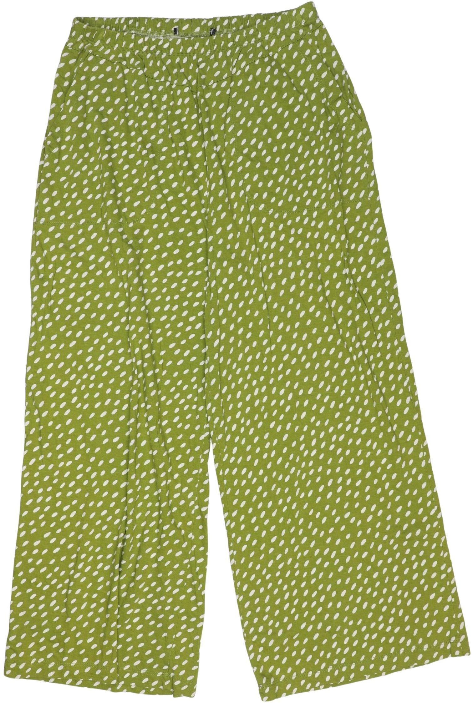 Gudrun Sjödén Damen Stoffhose, Grün, Gr. W26, Baumwolle / Modal - Second Hand