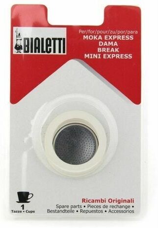 Bialetti Blister Guarnizione e Filtro 12/18 Tazze