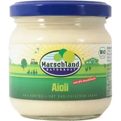 Marschland Aioli Knoblauchmayonnaise bio