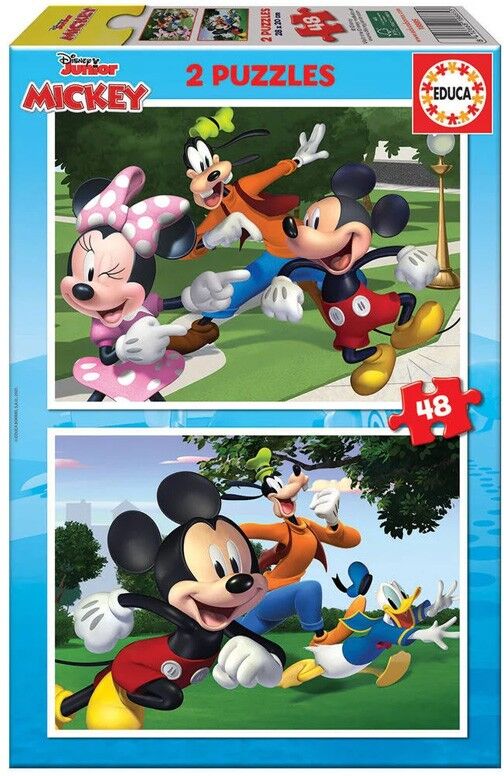 Puzzle 2×48 pcs Mickey & Friends - Educa