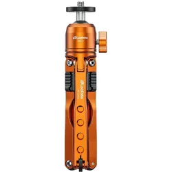 Leofoto MT-03mini table tripod + MBH-20 ballhead (orange) (Metall), Stativ, Orange