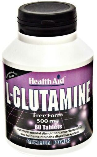 HealthAid L Glutamine 500 mg 60 Tablets