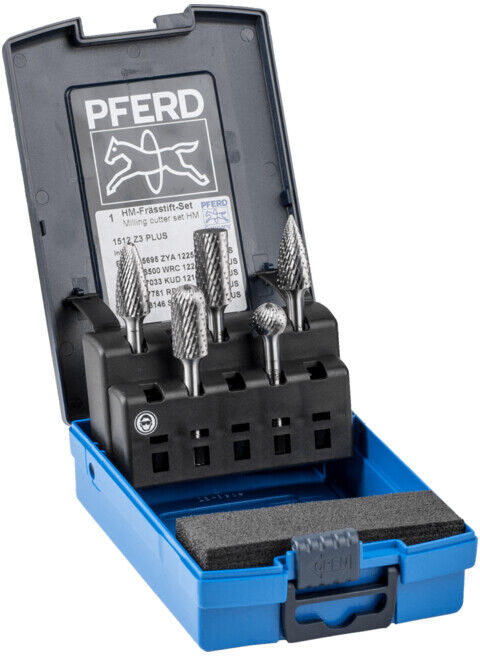 Jeu de fraises en carbure PFERD 1512 Z3 PLUS (21901512)