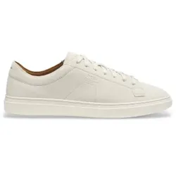 BOSS für Herren. 50563162 Kieran Leder-Sneakers off-white (42), Weiß, Wohnung, Schnürsenkel, Lässig