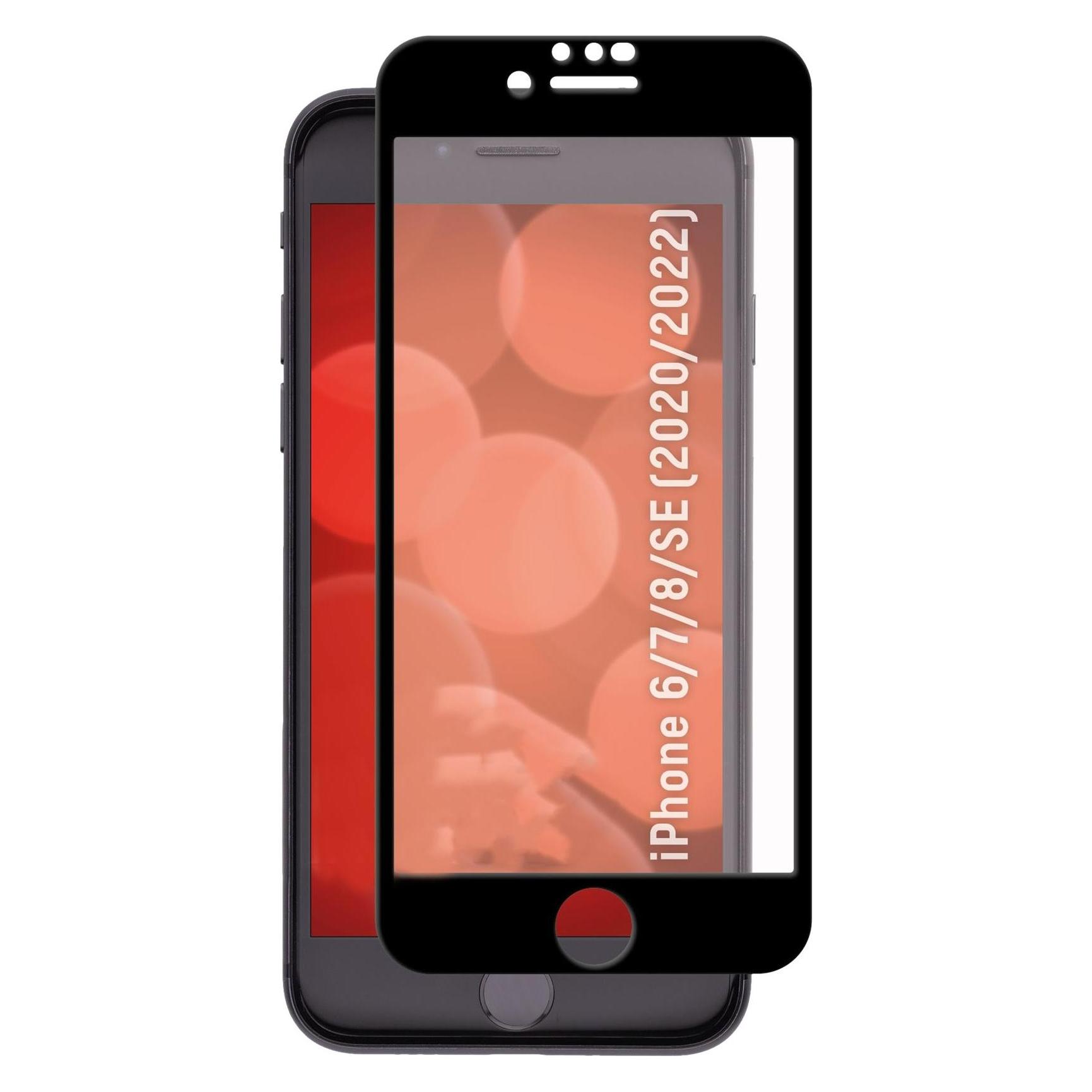 Displex Real Glass, Full Cover Panzerglas (Apple iPhone 6, Apple iPhone 7, Apple iPhone 8, Apple iPhone SE (2nd Gen), Apple iPhone SE (3rd Gen)) (01253)