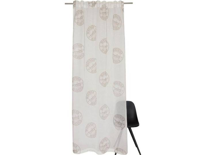 Vorhang ESPRIT Stamp Gr. 1, beige, B:135cm H:180cm, Polyester, Gardinen, Vorhang, Massanfertigung