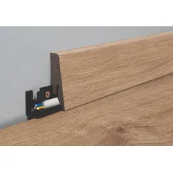 Naturel Sockelleiste braun, MDF, Länge 260 cm, L58C8480