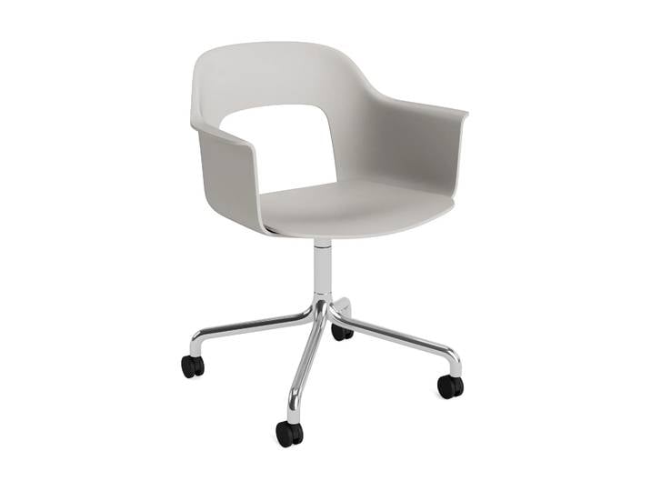 HAY Layout Armchair 261 Stuhl Sky grey-polerad aluminium