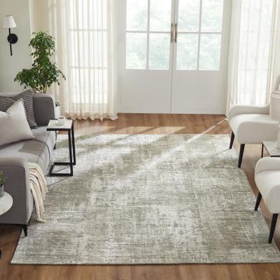 KALATY Canvas Textured Wash Area Rug