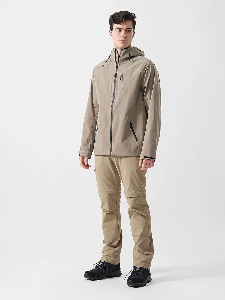 MERU Herren Wanderjacke Guarda 3L Hoodie olive   52 M