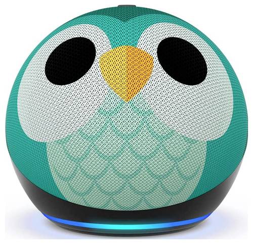 Amazon echo Dot Kids (5. Generation) Eulen Design Sprachassistent Mehrfarbig