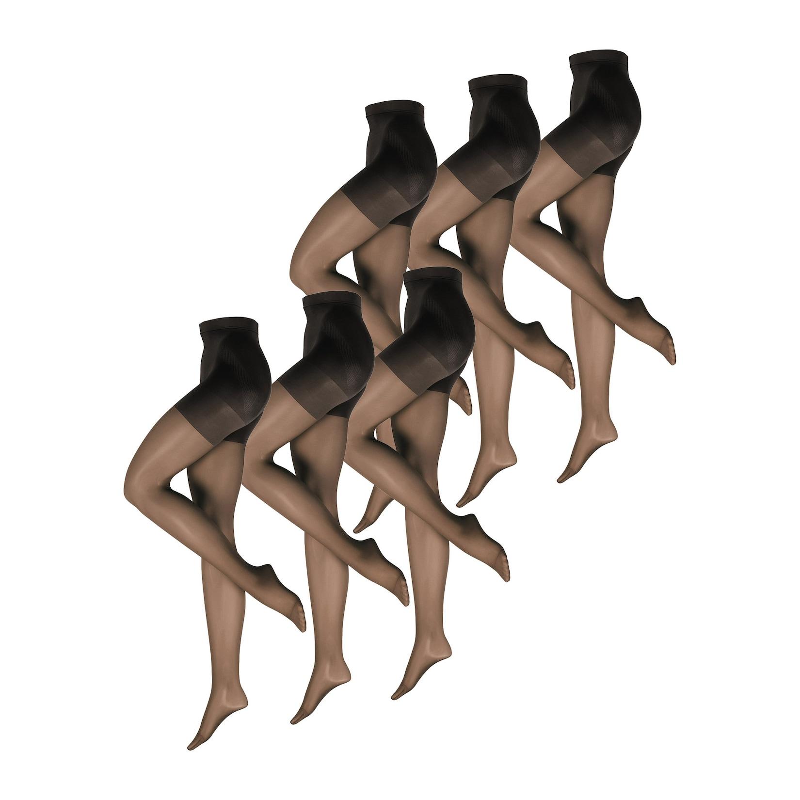 NUR DIE Damen Feinstrumpfhose Bauch-Beine-Po 20 DEN 6