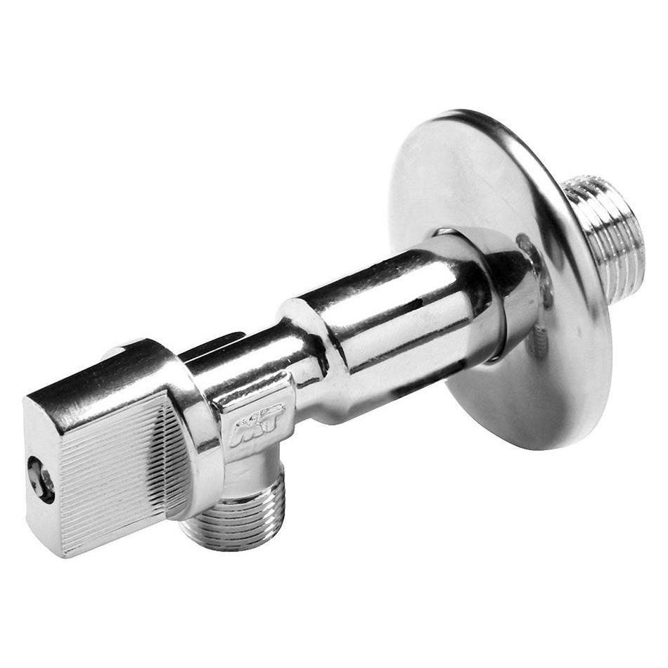 MT Long anti-limescale angle valve with metal handle ø½ x 3/8 in (65345086)