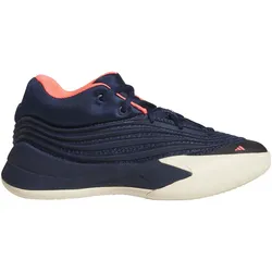 adidas DAME X Basketballschuhe Kinder KI4075 - night indigo/warm vanilla/solar turbo 36