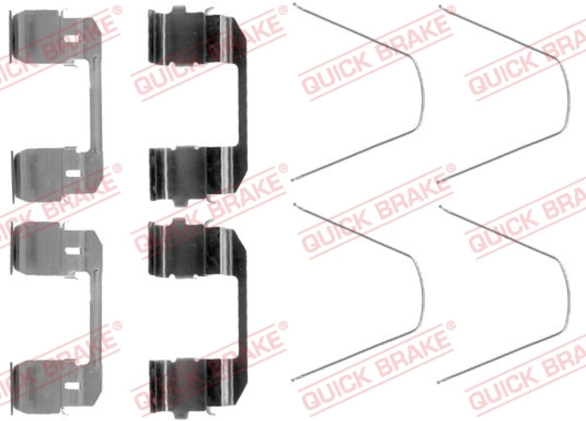 Zubehörsatz, Scheibenbremsbelag QUICK BRAKE 109-1743