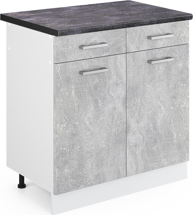 Vicco R-Line Keukenonderkast Beton Antraciet Model 46578