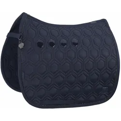 Eskadron Pferde Schabracke Sparkle Emblem atlantic blue Platinum 2024, Größe: DL